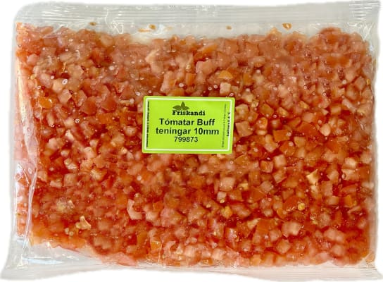 Tómatar buff teningar 10mm - Sérpöntun