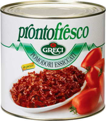 Tómatar sólþurrkaðir í strimlum 2,5 kg Greci