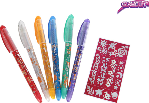 Tattoo – Glitter pennar 6stk.pk (14)