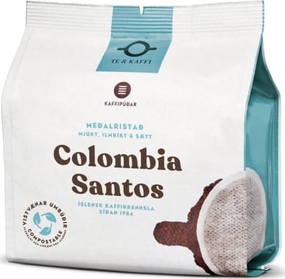 Te & Kaffi Colombia Santos Kaffipúðar