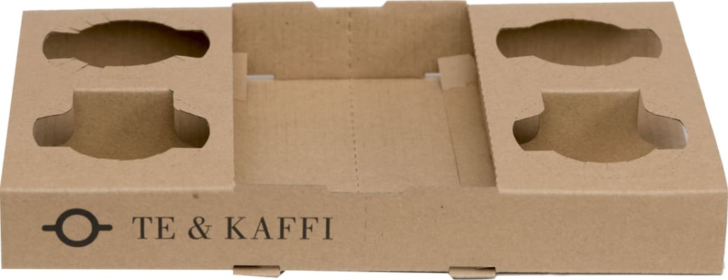 Te & Kaffi Takeaway Bakki 4 Hólf