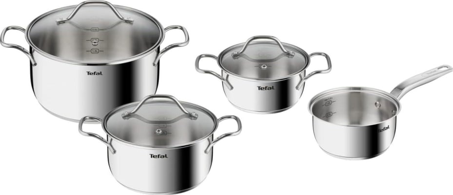 Tefal Pottasett með glerlokum