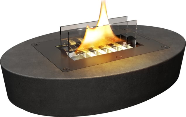 Tenderflame Eldstæði 90mm mountain shaped black