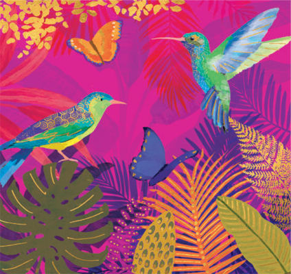 HAMMOND-Mini Gjafak.80x80mm.Tropical(10)