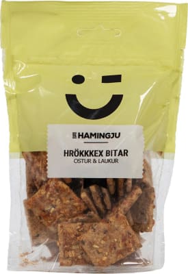 Til hamingju Hrökkkex-bitar Ostur/laukur 16x95g
