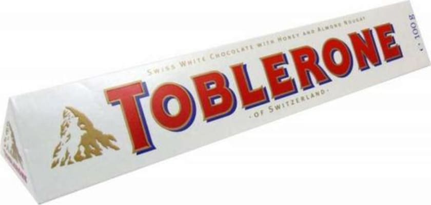 Toblerone Hvítt 100gr