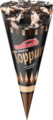 Toppur súkkulaði með lakkrísdýfu x4