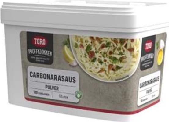 Toro Carbonara pastasósa 12L 0,8kg 100sk duft (6)