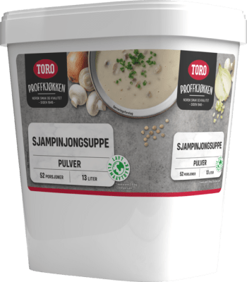Toro Sveppa súpa  13L 1kg 52sk duft (3)