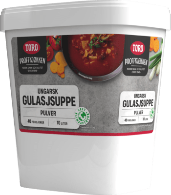 Toro Ungversk Gúllas súpa 10L 1kg 40sk duft (3)