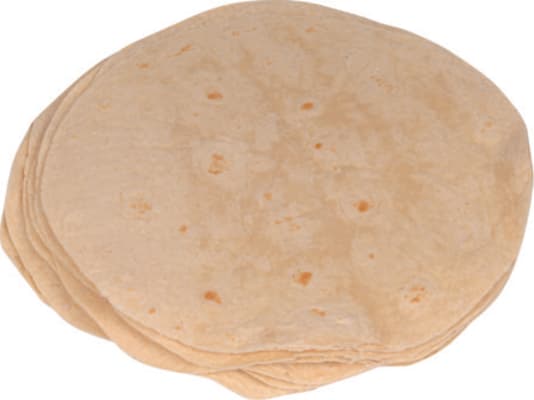 Tortillur 12" 30cm hveiti 18stk