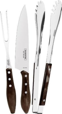 Tramontina Grill áhöld 3stk dökk