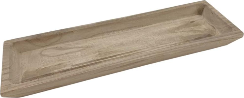 Trendcenter Bakki ferkantaður 55x17x5 paulownia viður