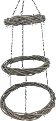 Trendcenter Bast hringir upphengi m.krókum 3hæðir 30+40+50