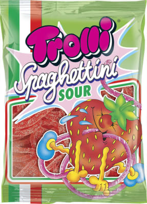 Trolli Spaghettini Strawberry Sour