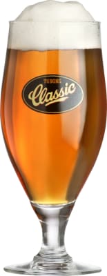 Tuborg Classic glerglös á fæti