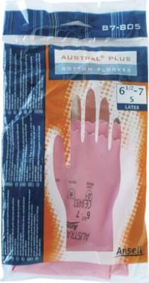 Uppþvotta gúmmíhanskar S 12stk/ks