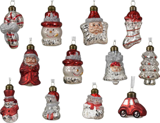 Upphengja Xmas Gler 5x9cm. Displ-24