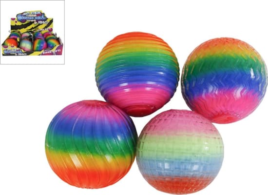 Squeezy Bolti Rainbow 7cm 4-teg Displ-12