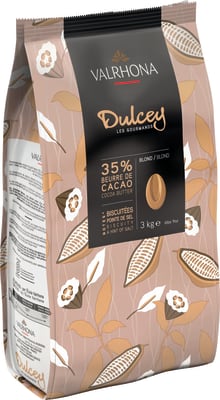 Valrhona Dulcey súkkulaði 35% 3 kg (3 stk/ks)