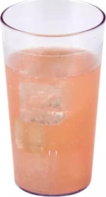 Vatnsglas glært plast - 28 cl