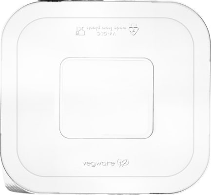 Vegware Gourmet lok glært kúpt á V4 PLA 600stk