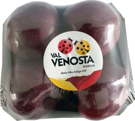 Venosta Rauð Epli Pökkuð