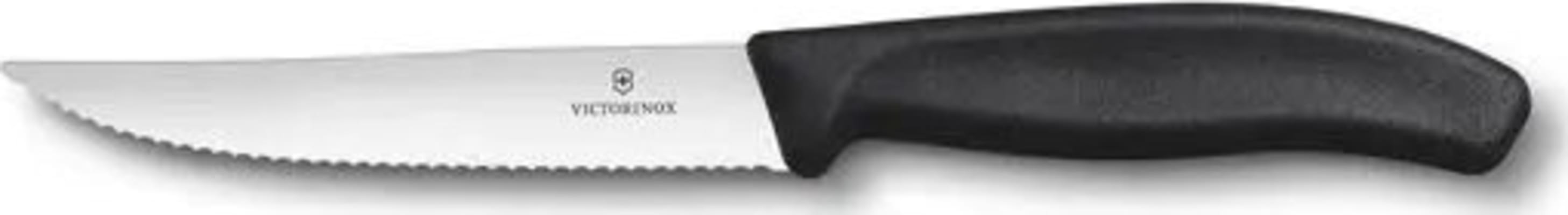 Victorinox Steikarhnífur svartur  12cm  2stk