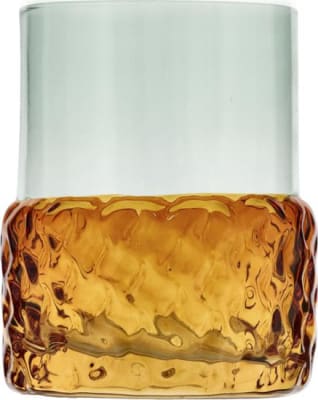 Villa Collection Kertastjaki gler Styles 10cm blue/amber