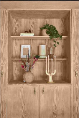 Villa Collection Vasi 29x21 gler Hvils white
