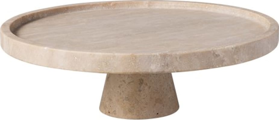 Villeroy & Boch Manufacture diskur á fæti Ö:24,5 granít