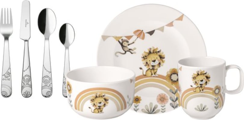 Villeroy & Boch Roar like a Lion Matarsett fyrir börn 7stk