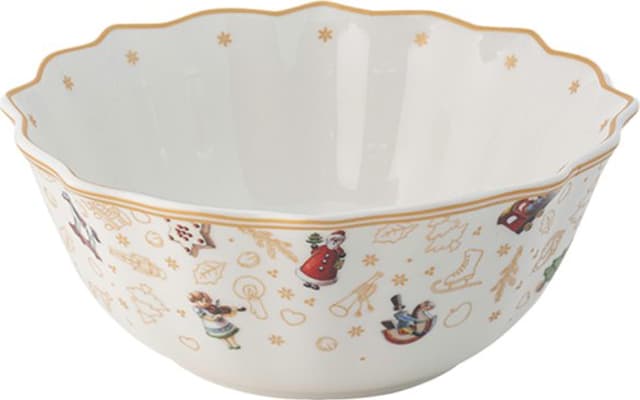 Villeroy & Boch Toys Delight jólaskál gull/hvít