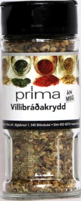 Villibráðakrydd 35g *10 glös