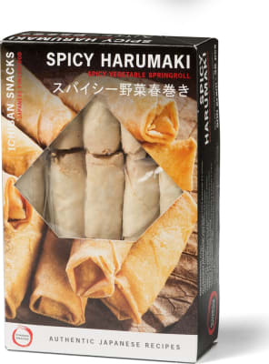 Vorrúllur með grænmetisfyllingu, spicy