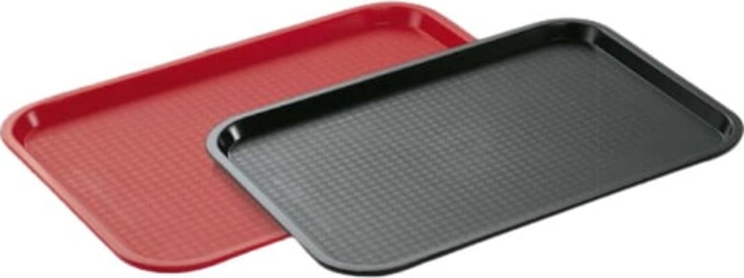 Was plastbakki rauður 35x27sm