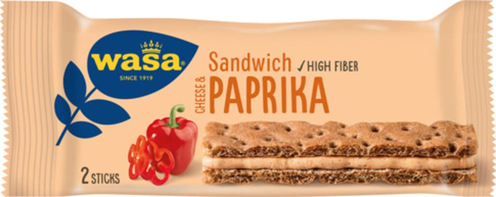 Wasa Sandwhich, Cheese & Paprika