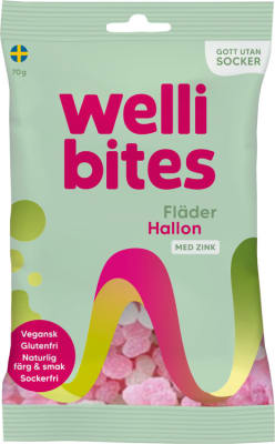Wellibites Hindber og Ylliber m/zink
