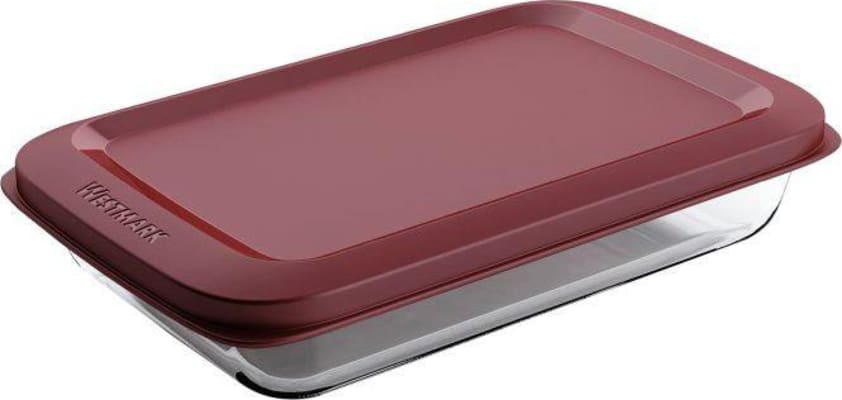 Westmark Nestisbox gler með rauðu loki 1ltr. 27 x16,5 x5cm