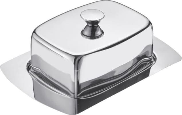 Westmark Smjördiskur með loki silver