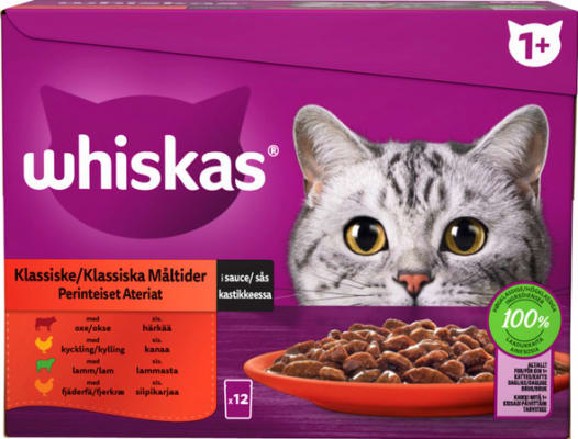 WHISKAS 1+Klassik 12x85gr