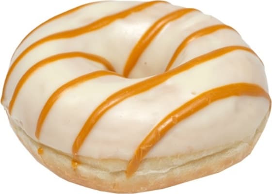 White Donut with Caramel Filling Mantinga