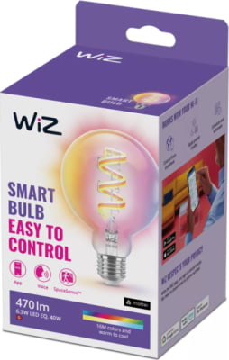 WIZ Globe G95 Filament 40W E27 RGB