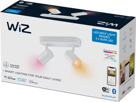 WIZ Imageo Kastari 2 x 5W RGB Hvítur