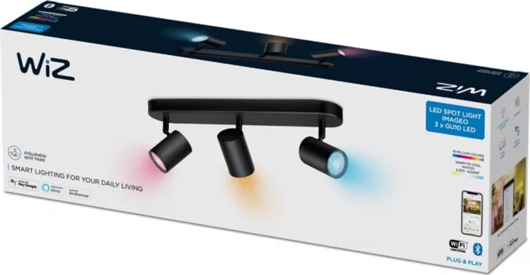 WIZ Imageo Kastari 3 x 5W RGB Svartur