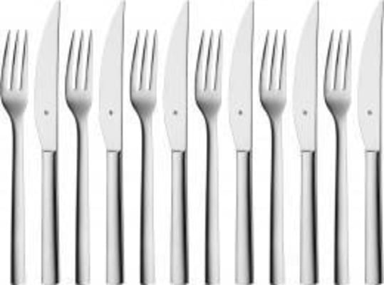 WMF Nuova steikarhnífapör 6 pör 23/21 cm