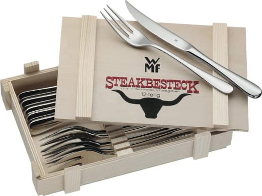 WMF Steikarsett í viðaröskju 12stk