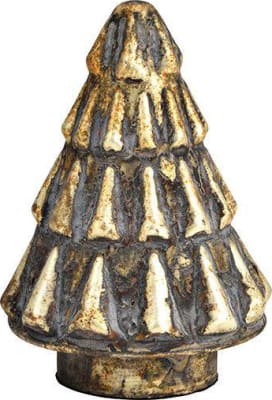 Wurm Jólatré gler 16cm antík gull