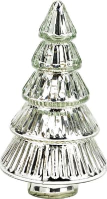 Wurm Jólatré gler 18cm silfur