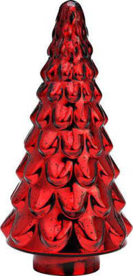 Wurm Jólatré gler 30cm rautt